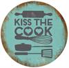Magnet 8x8cm Kiss The Cook